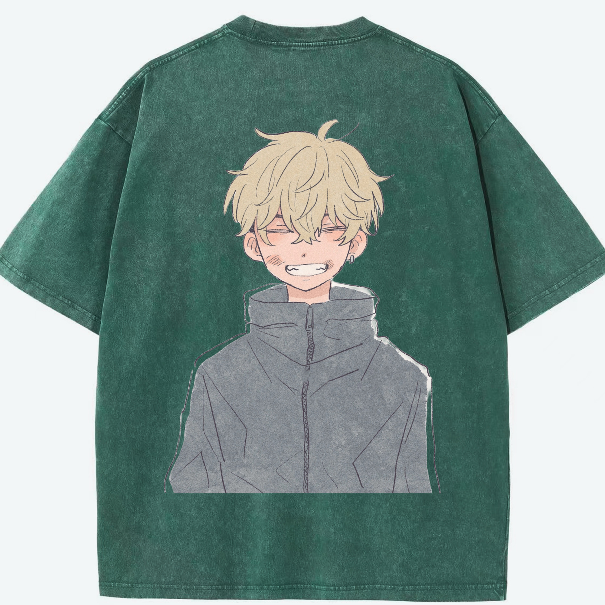 （画像用） 東京リベンジャーズ Tokyo Revengers 綿100% ヴィンテージ風 半袖Tシャツ（背面プリント）